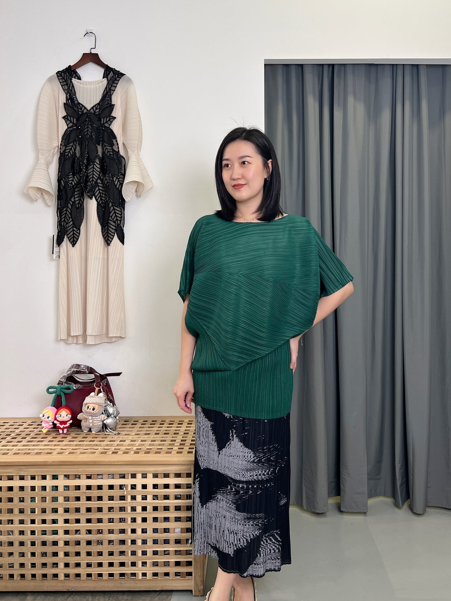 Pleated Butterfly Skirt