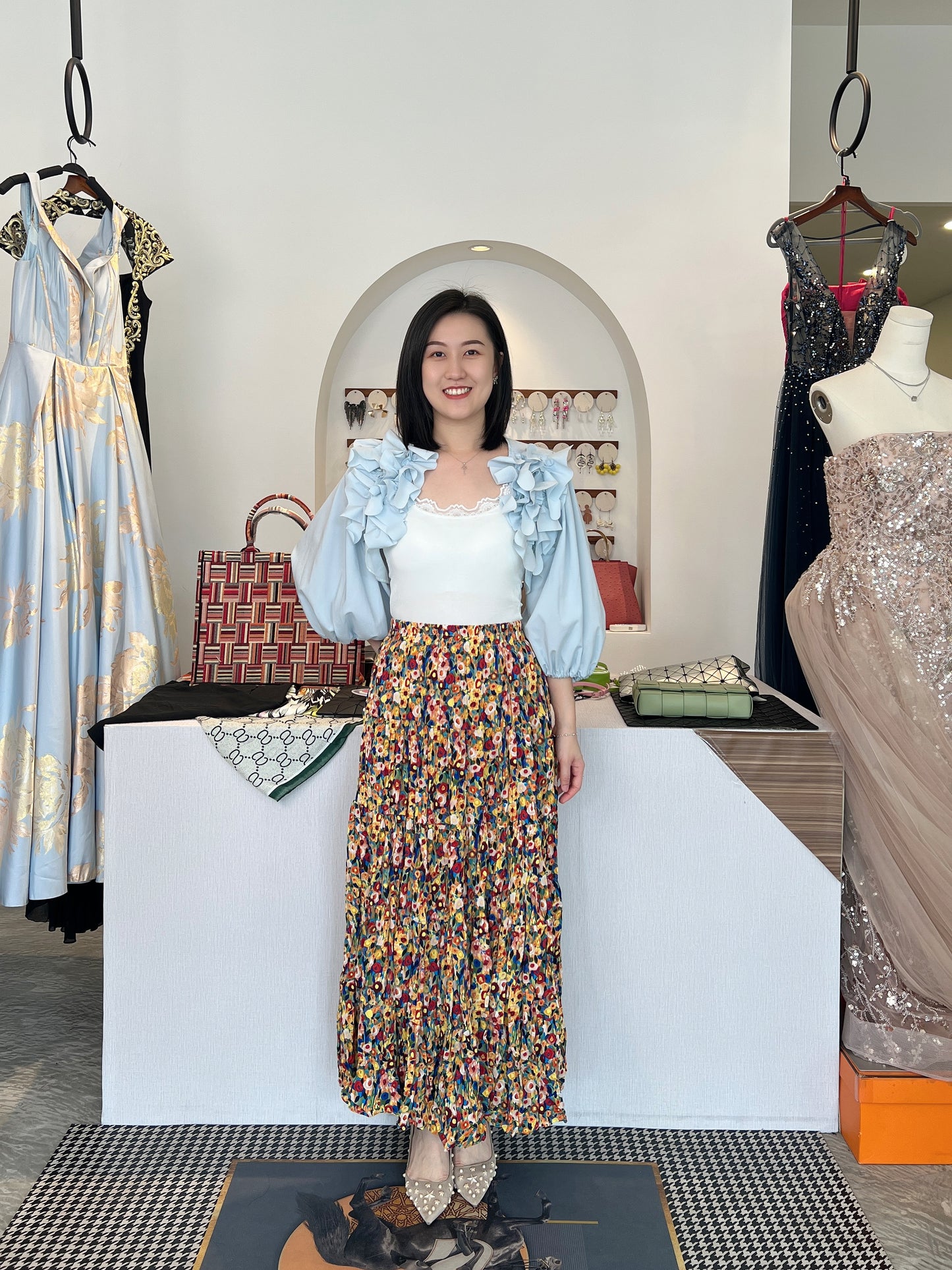 Floral Summer Skirt