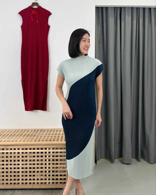 Pleated Elegance Dress