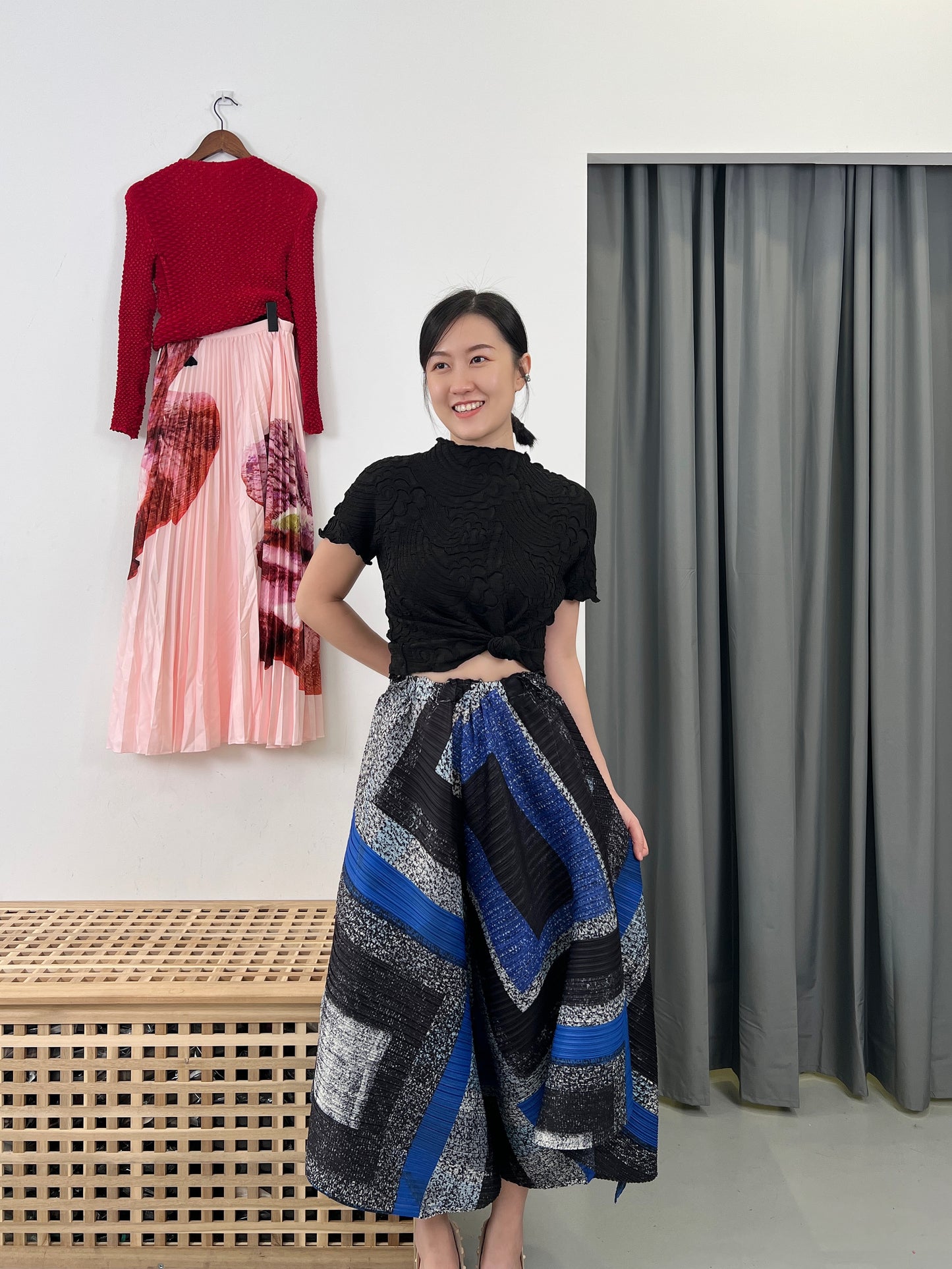 Pleated Korea Design Skirt Pants