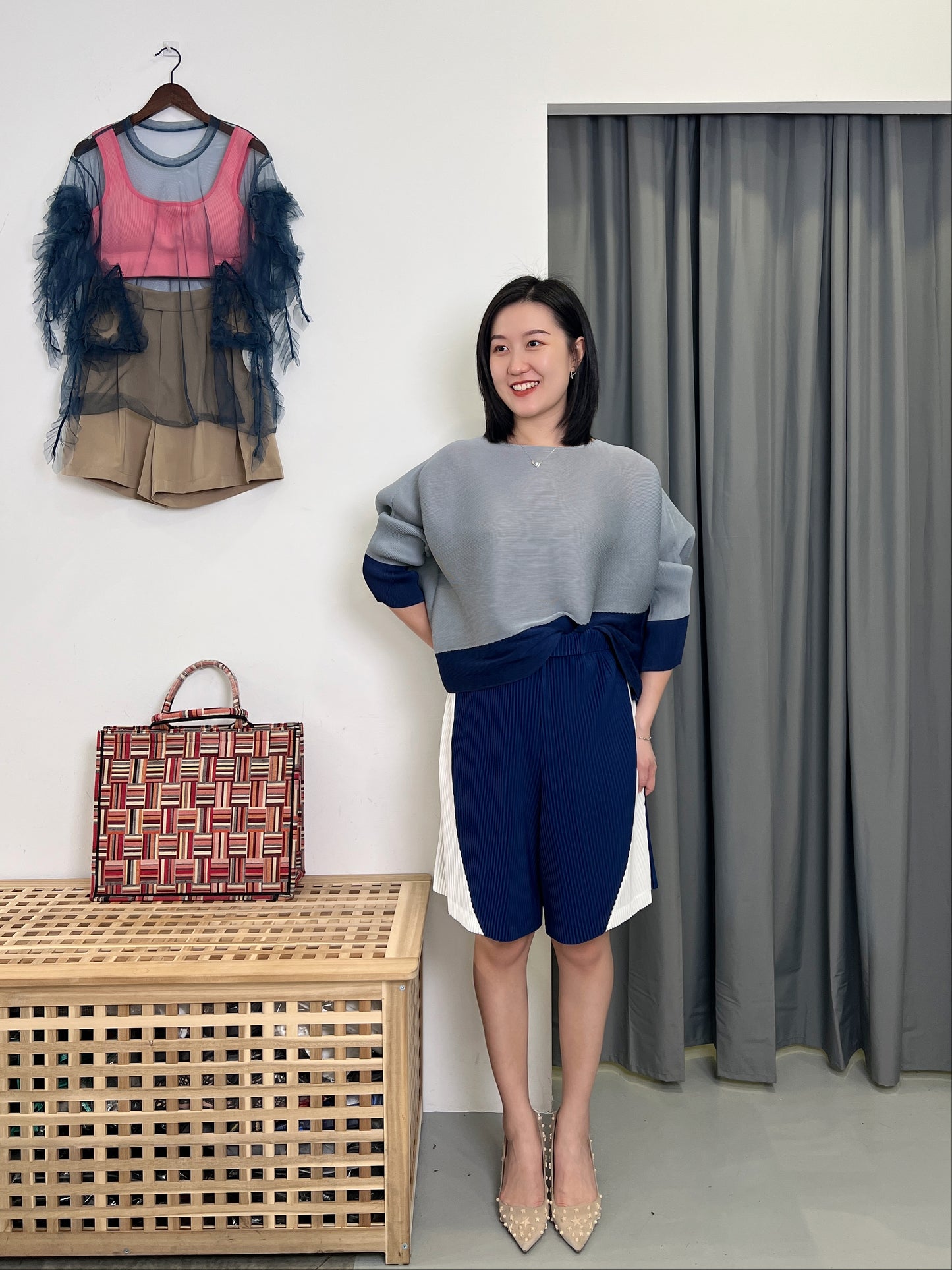 Pleated DD Sporty Top