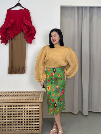 Pleated Stylish Crop Top