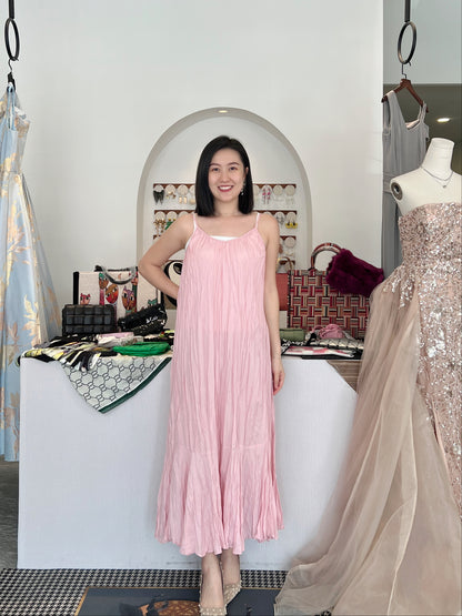 Pleated Sweet Straightcut Dress
