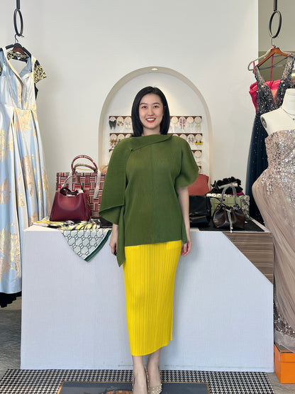 Pleated Stylish Blouse