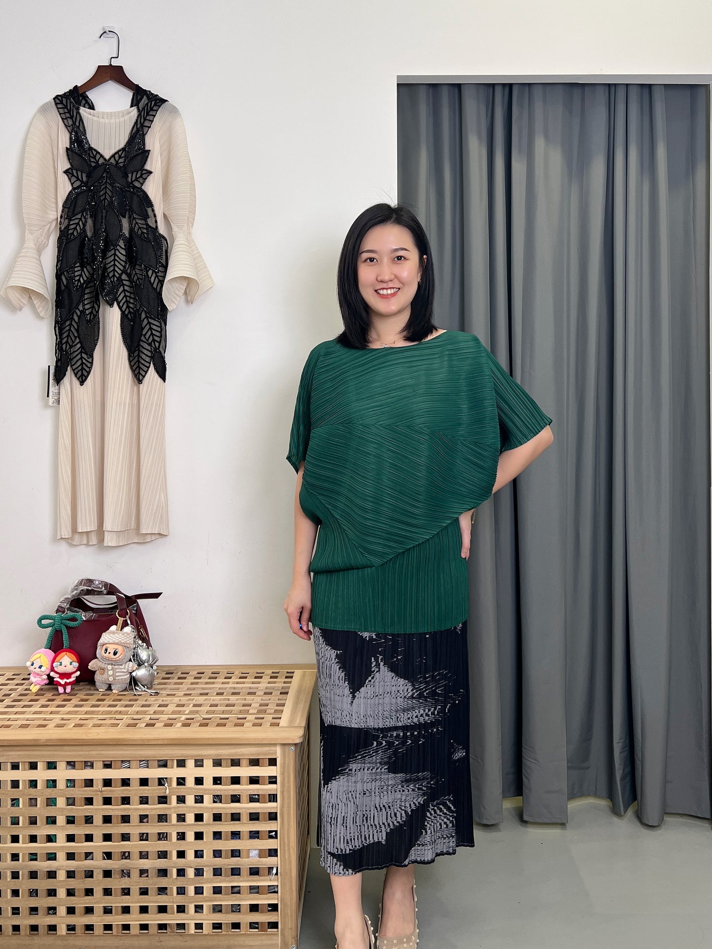 Pleated Butterfly Skirt