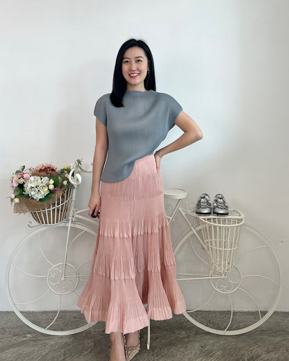 Pleated Layer Skirt