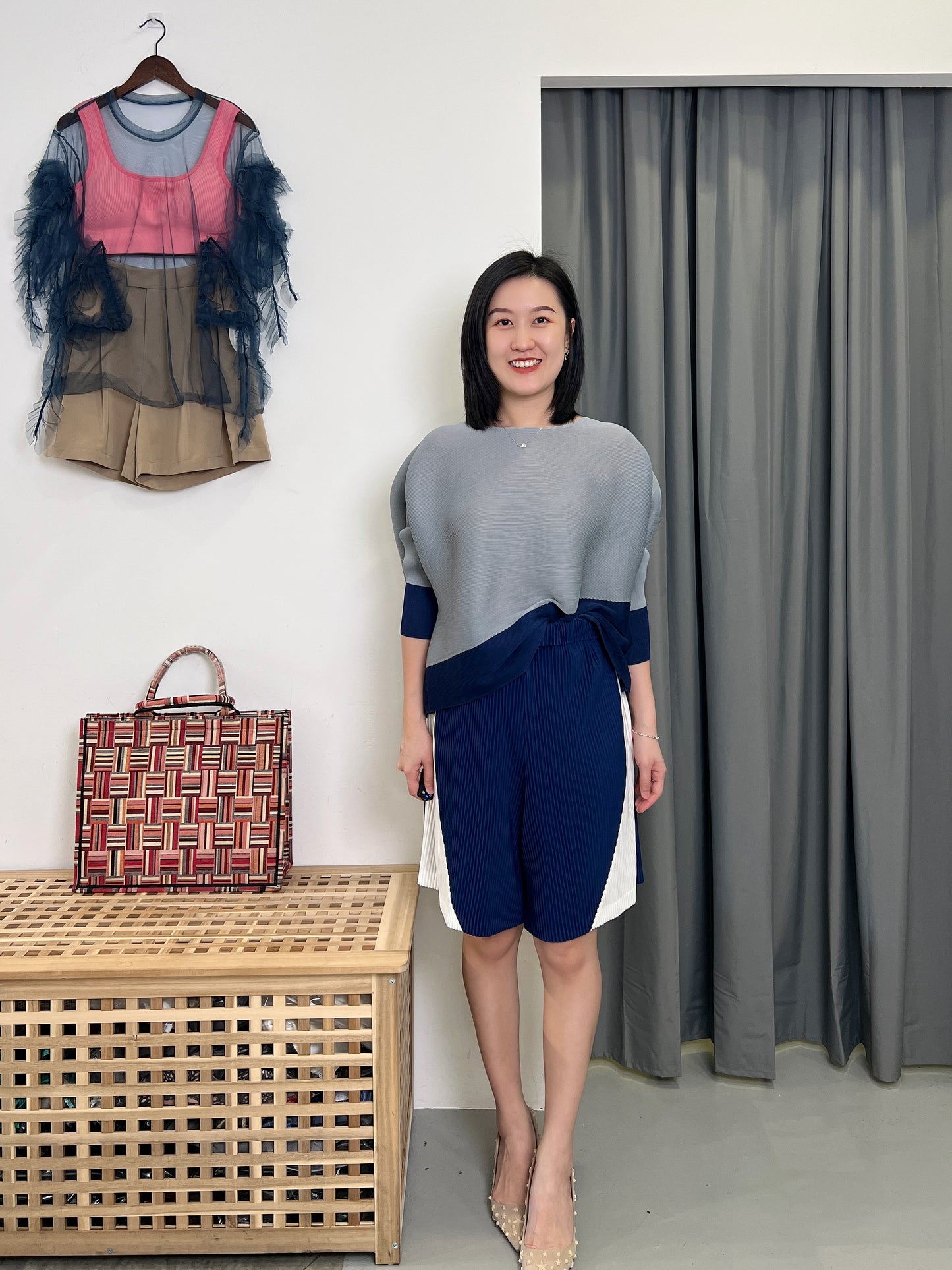 Pleated DD Sporty Top