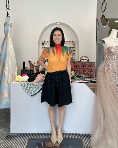 Pleated Corn Top