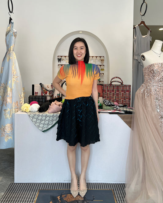Pleated Corn Top