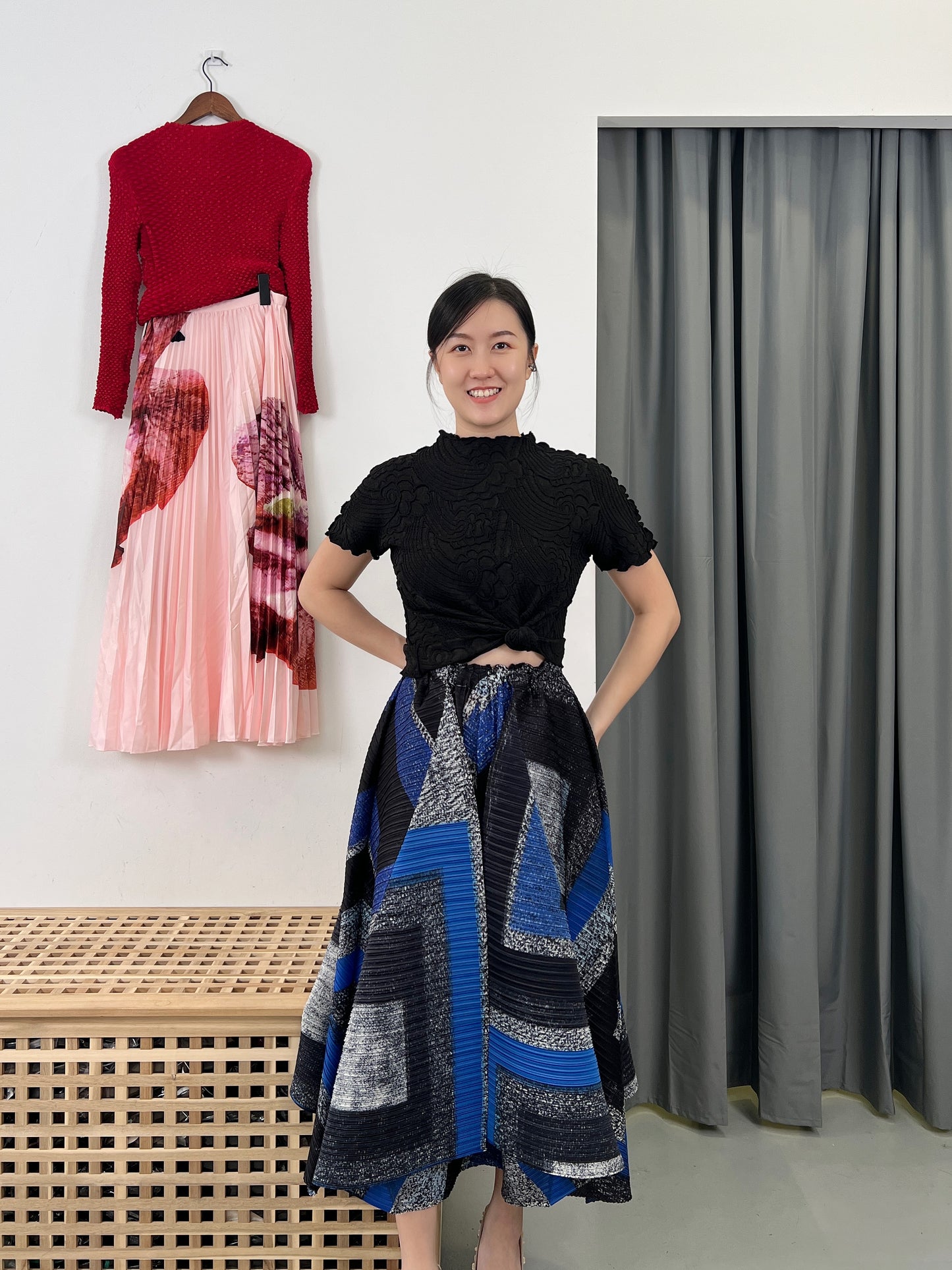 Pleated Korea Design Skirt Pants