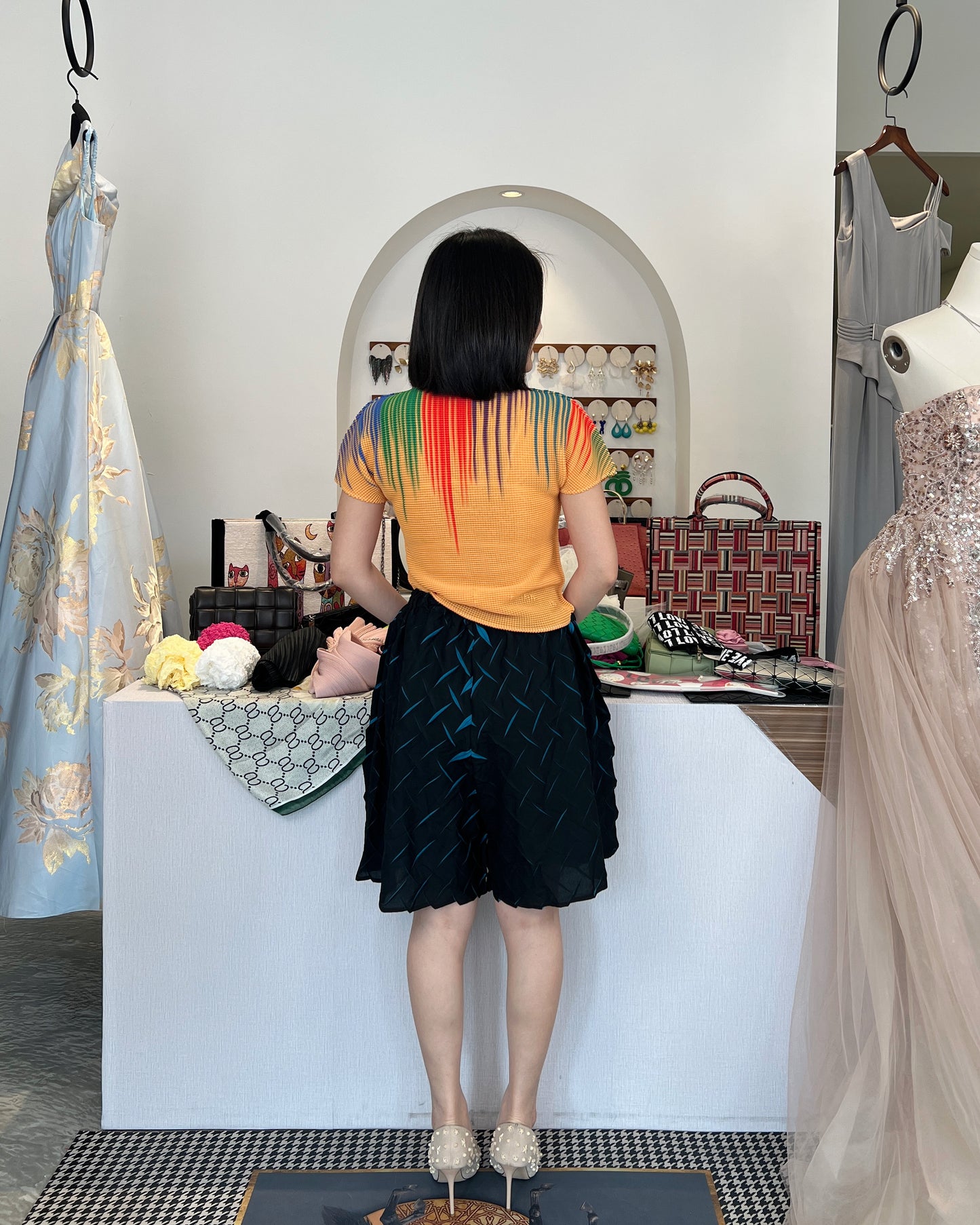 Pleated Corn Top