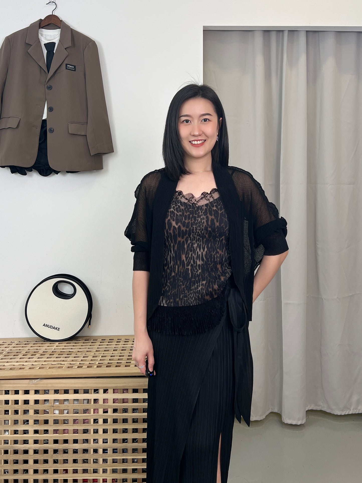 Pleated Leopard Lace Inner