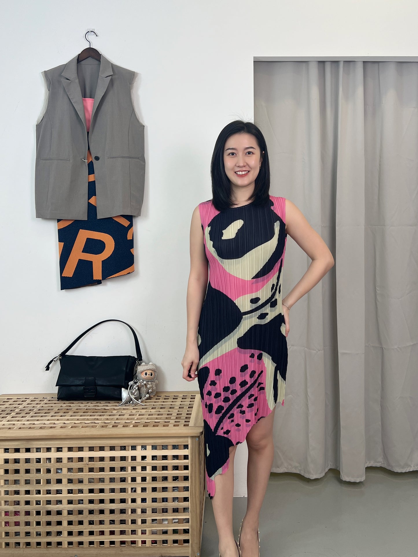 Pleated Artistic Dress
