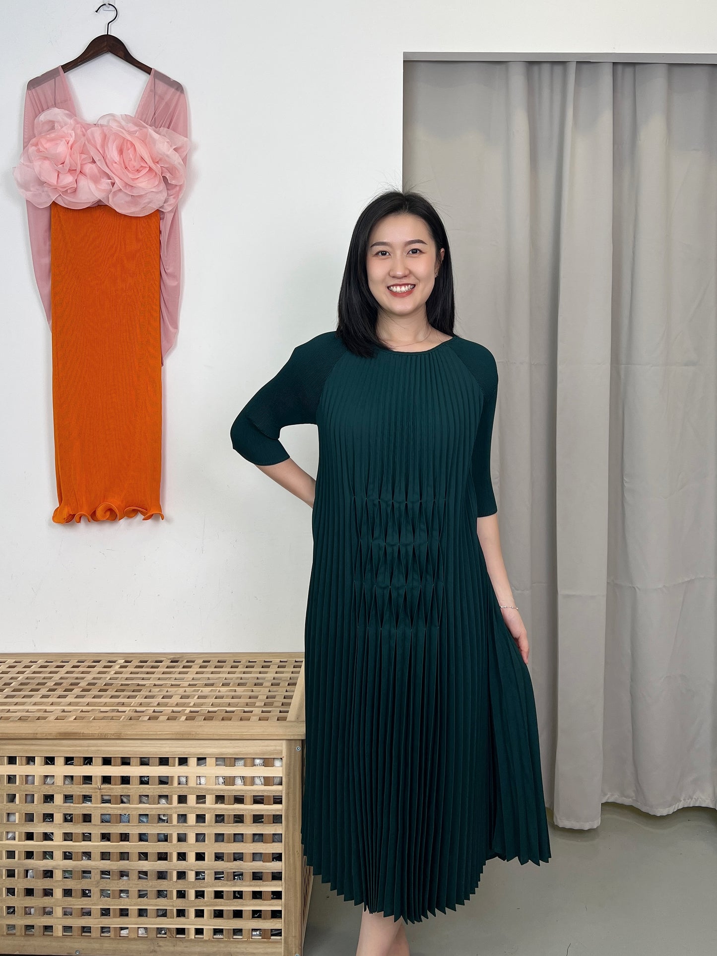 Pleated Elegant Dress