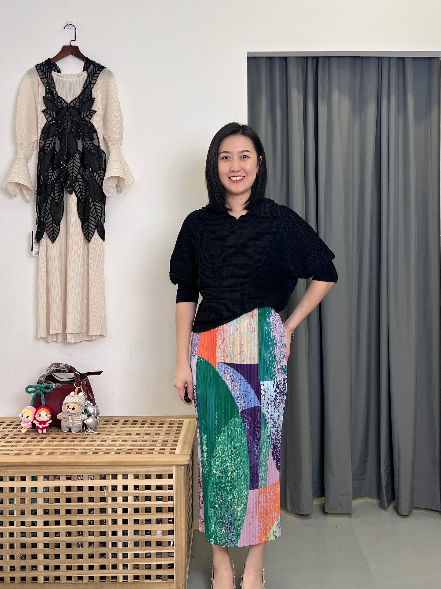 Pleated Shapey Skirt
