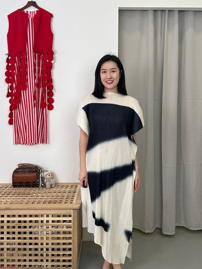 Pleated Chic Dress