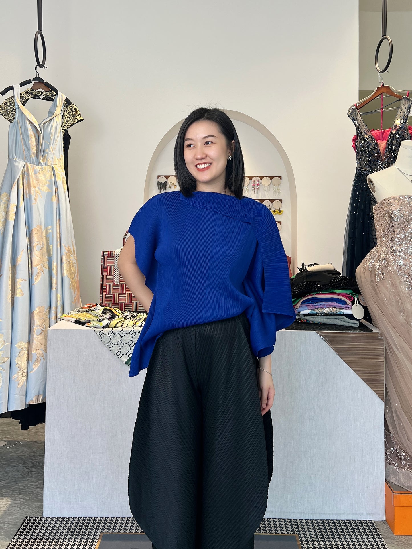 Pleated Tulip Pants