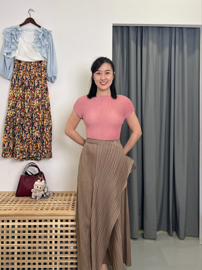 Pleated Seaweed Pants