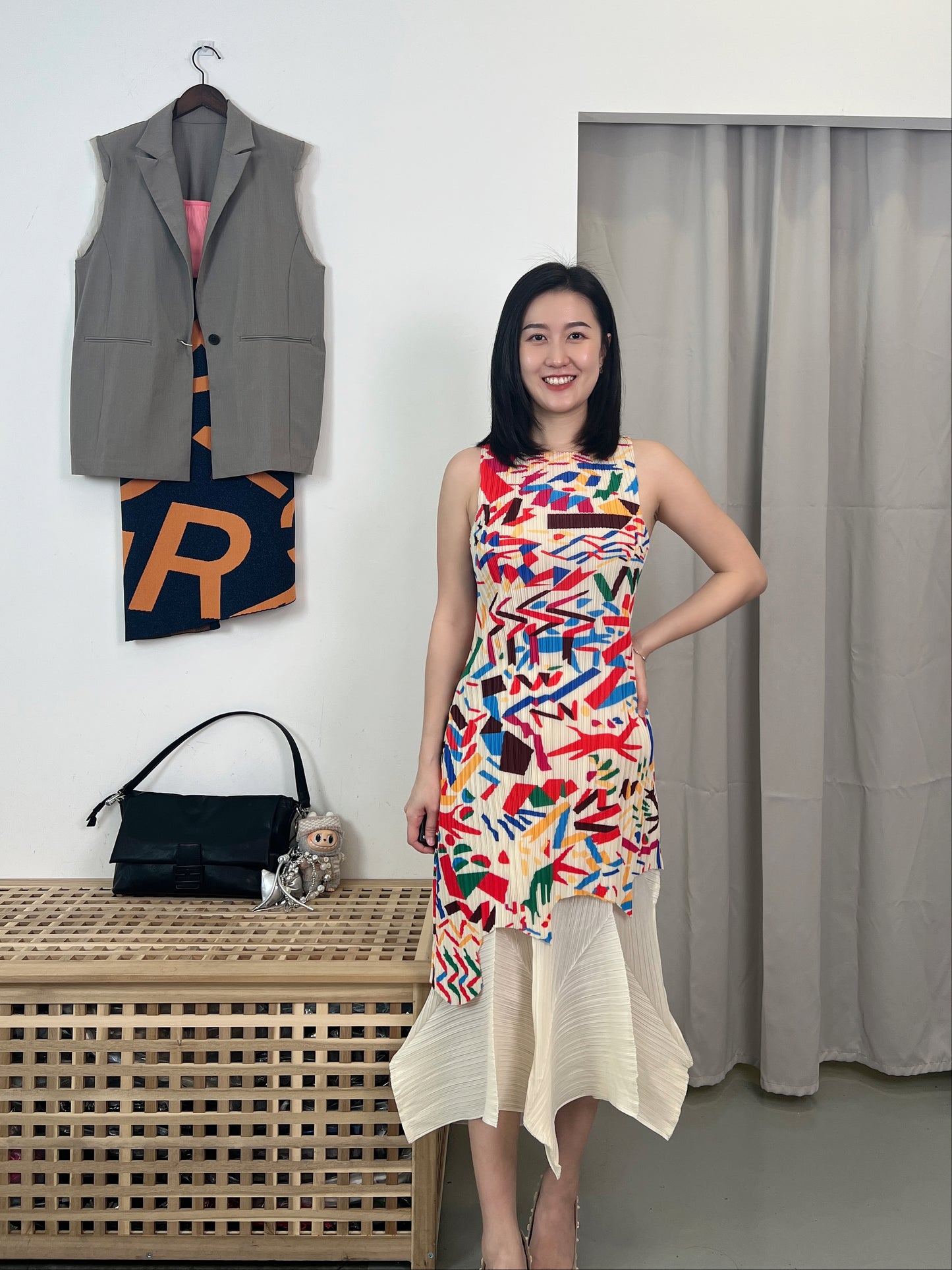 Pleated Cheer Dress