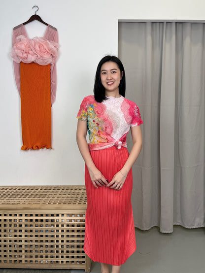 Pleated Design Skirt