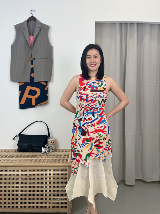 Pleated Cheer Dress
